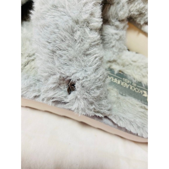 Koolaburra by UGG Women Double Strap Faux Fur Slide Sandals Fuzz On - Picture 3 of 7